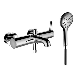 Настенный смеситель Val неповоротный излив, лейка в комплекте 3.2138.7.004.400.1 Laufen